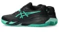 Preview: ASICS GEL-RESOLUTION X Sandplatzschuh Herren  BLACK/AURORA GREEN