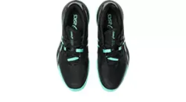 ASICS GEL-RESOLUTION X Sandplatzschuh Herren  BLACK/AURORA GREEN