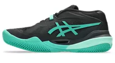 Preview: ASICS GEL-RESOLUTION X Sandplatzschuh Herren  BLACK/AURORA GREEN