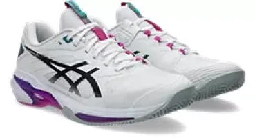 Preview: ASICS Solution Speed FF 4 Clay Sandplatzschuh Herren White/Digital Sakura