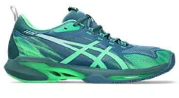 ASICS Sonicsmash FF Padelschuh Herren SABA BLUE/VITAL GREEN