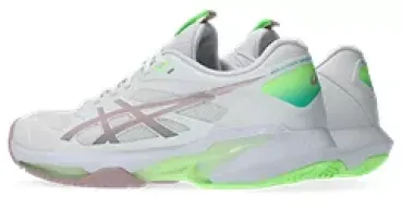 ASICS Solution Speed FF 4 Sandplatzschuh Damen WHITE/MORGANITE