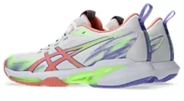 ASICS SONICSMASH FF Padelschuh Damen WHITE/GUAVA