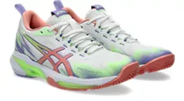 Preview: ASICS SONICSMASH FF Padelschuh Damen WHITE/GUAVA