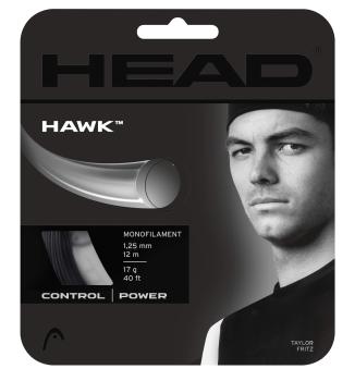 HEAD Hawk Saitenset 12m-Schwarz