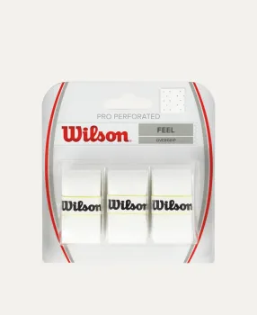 Wilson Perforated Pro Overgrip, 3er Packung