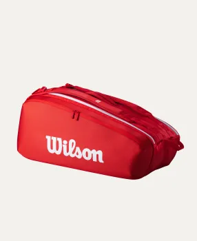 Wilson Super Tour Red 9er-Tasche