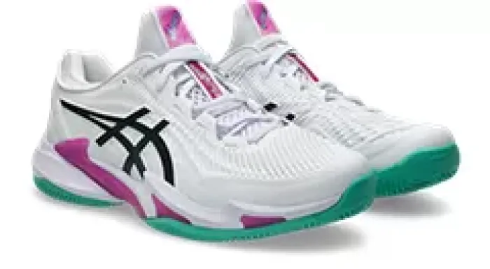 ASICS Court FF 3 Clay Sandplatzschuh Herren White/Digital Sakura