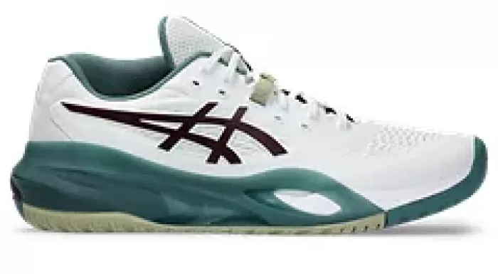 ASICS GEL-RESOLUTION X Allcourt Herren  WHITE/DARK AUBERGINE