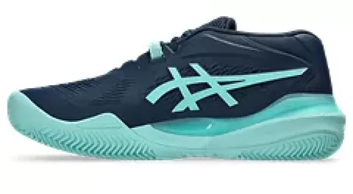 ASICS GEL-RESOLUTION X CLAY - Sandplatzschuh Herren - dunkelblau mint