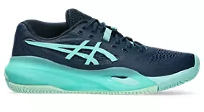 ASICS GEL-RESOLUTION X CLAY - Sandplatzschuh Herren - dunkelblau mint