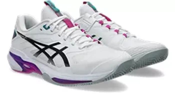 ASICS Solution Speed FF 4 Clay Sandplatzschuh Herren White/Digital Sakura