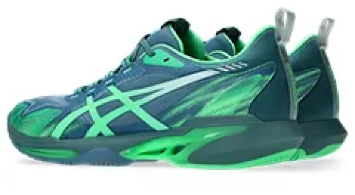 ASICS Sonicsmash FF Padelschuh Herren SABA BLUE/VITAL GREEN