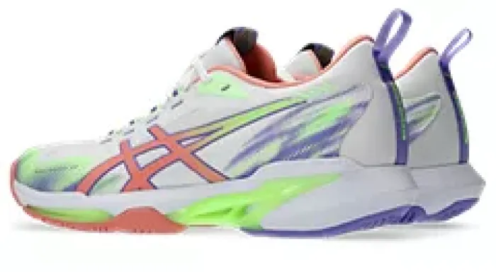 ASICS SONICSMASH FF Padelschuh Damen WHITE/GUAVA