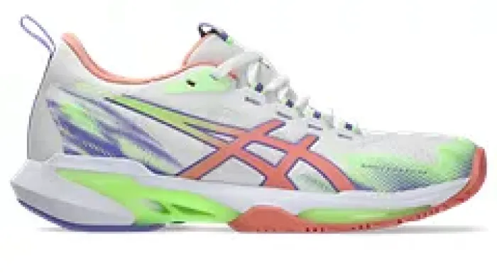 ASICS SONICSMASH FF Padelschuh Damen WHITE/GUAVA