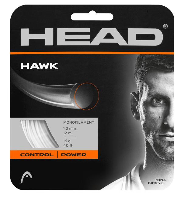 HEAD Hawk Saitenset 12m-Weiß